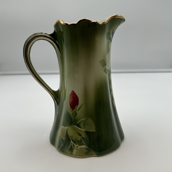 Antique Keller and Guerin Lunville French Porcelain Pitcher - Picture 3 of 16